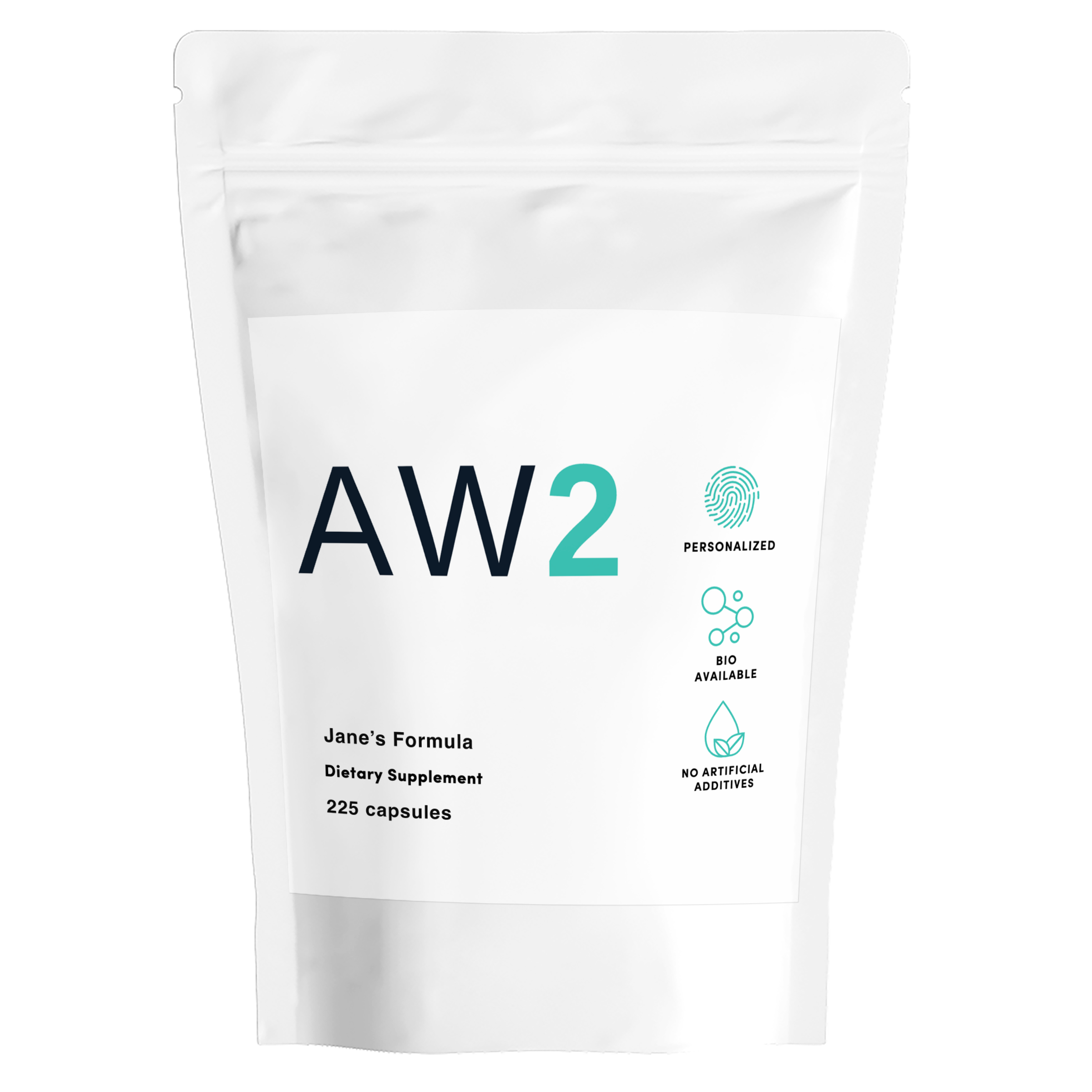 AW2 personalized supplement pouch