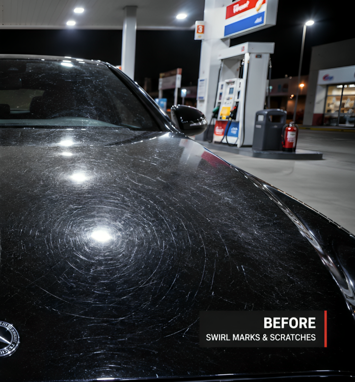 Vehicle before detailing