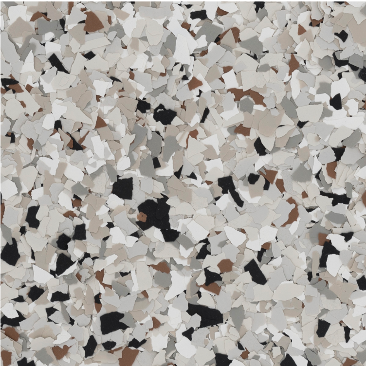 Coyote gray flake blend