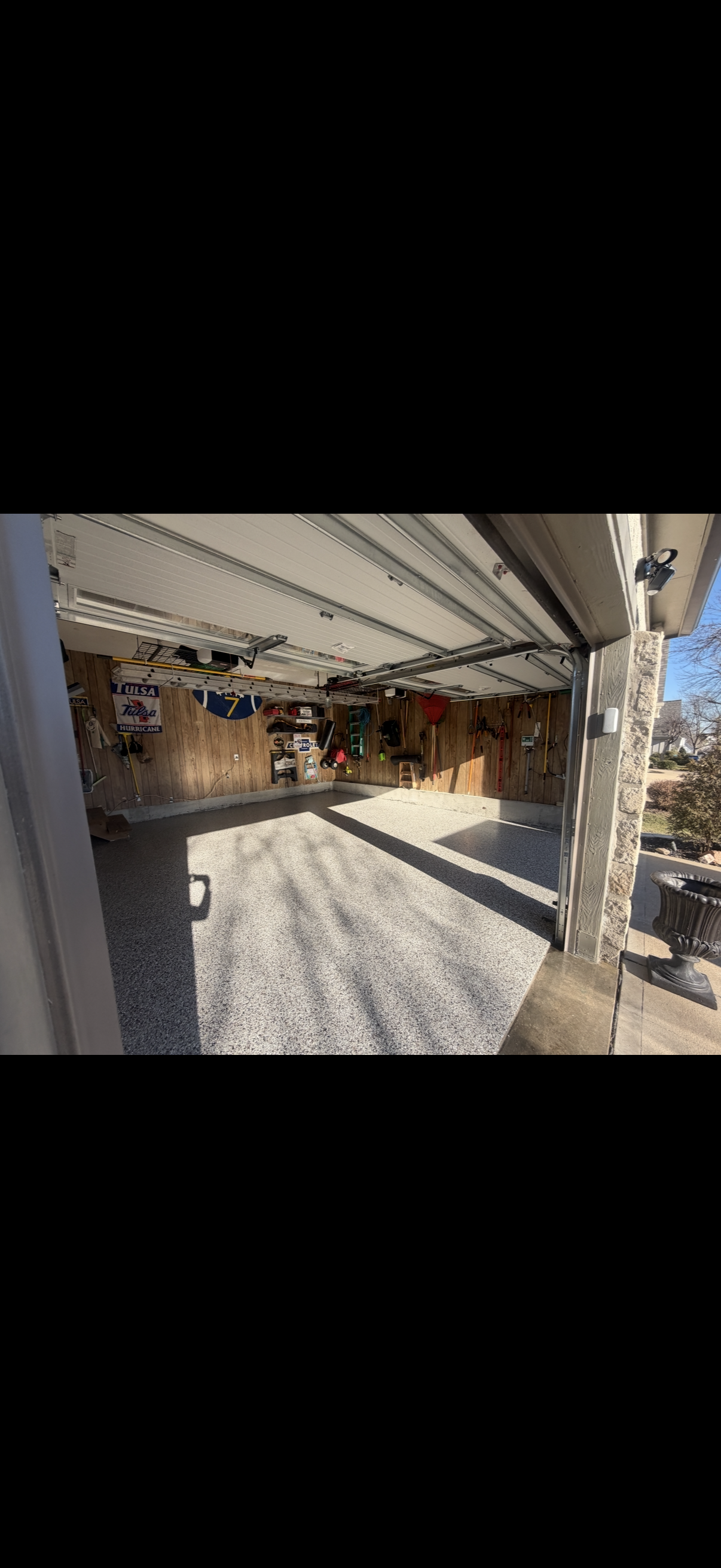 After garage floor coating Kansas City