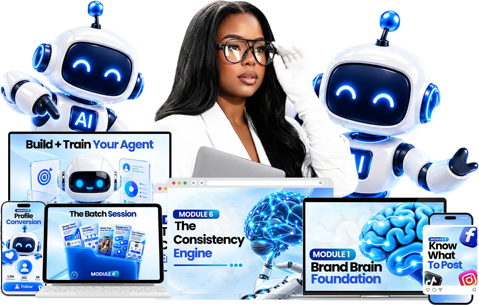 AI Content System: all 6 modules with Sevyn Buffins