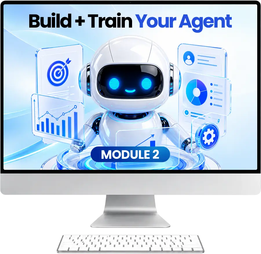 Module 2: Build + Train Your Agent on desktop monitor