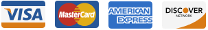 Visa, Mastercard, Amex, Discover, Stripe