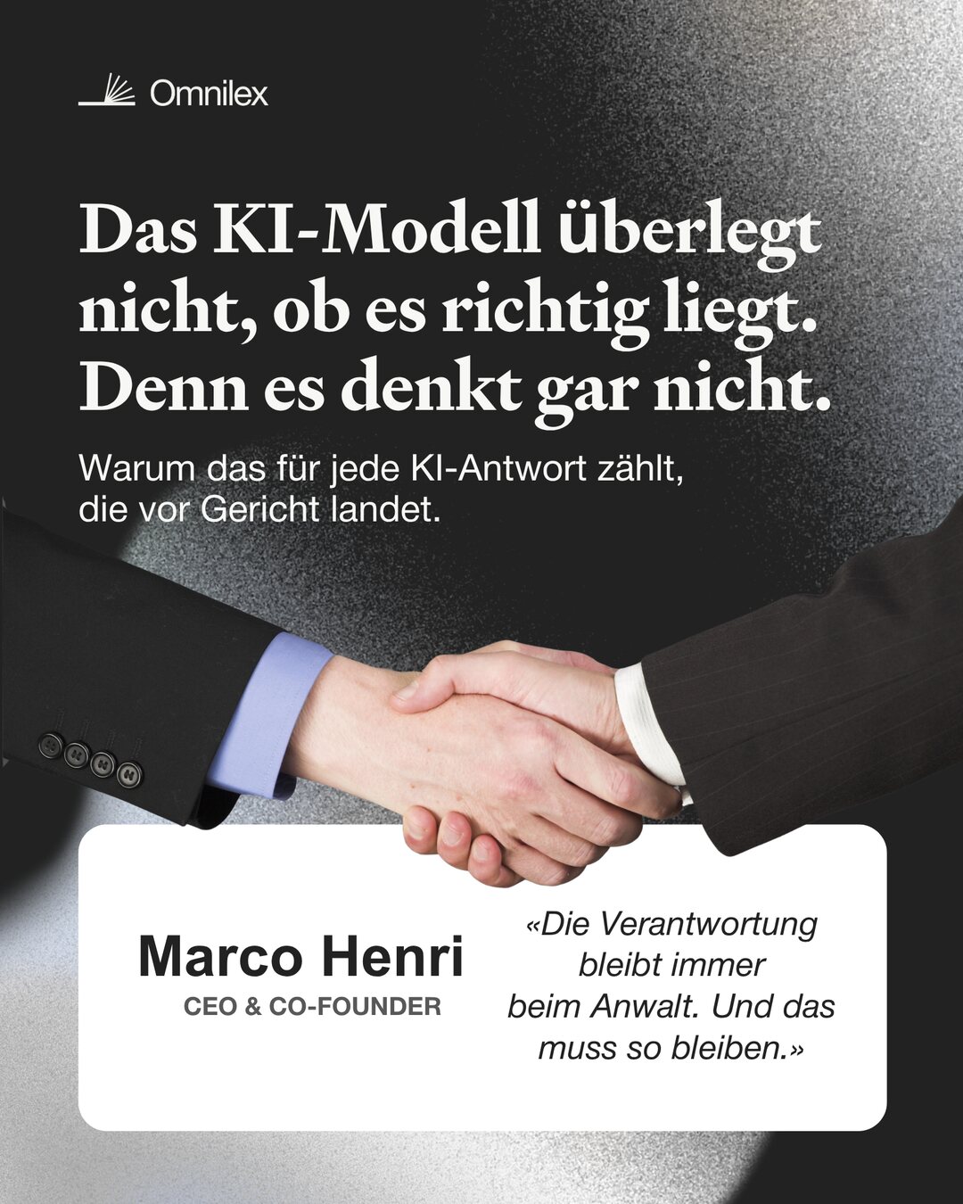 Omnilex Anzeigenmotiv