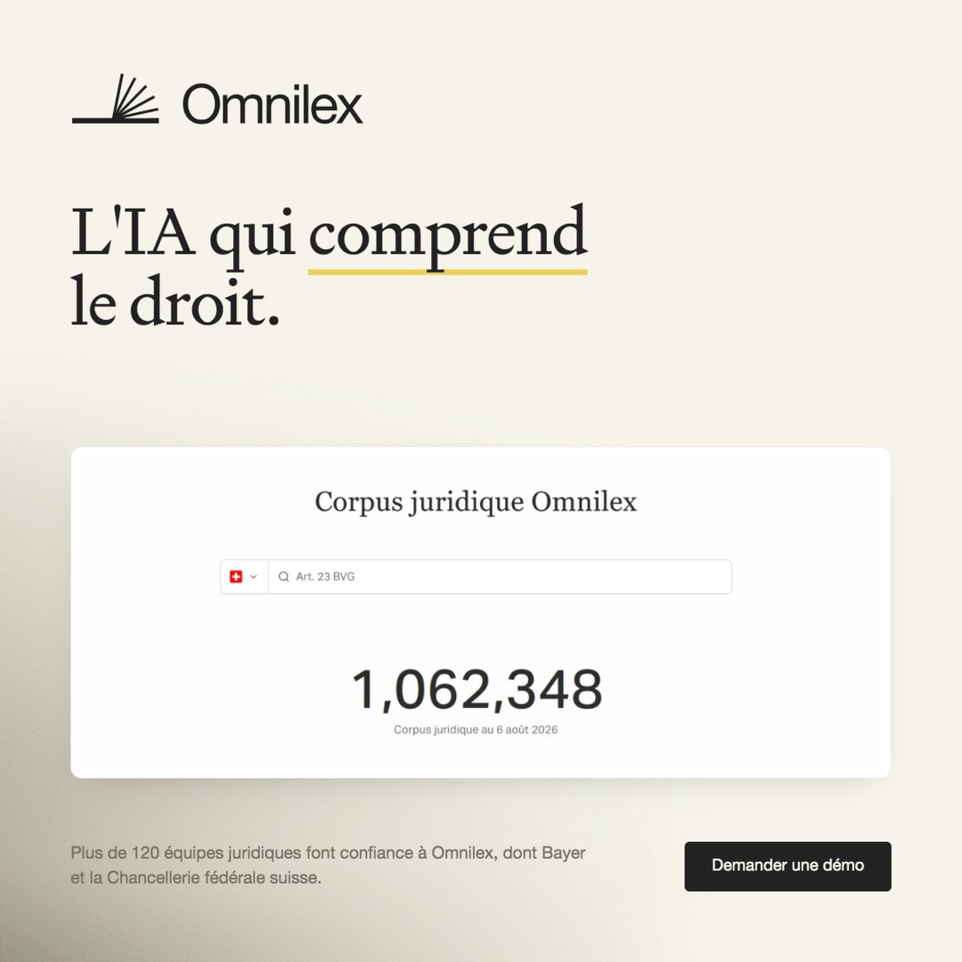 Omnilex Anzeigenmotiv