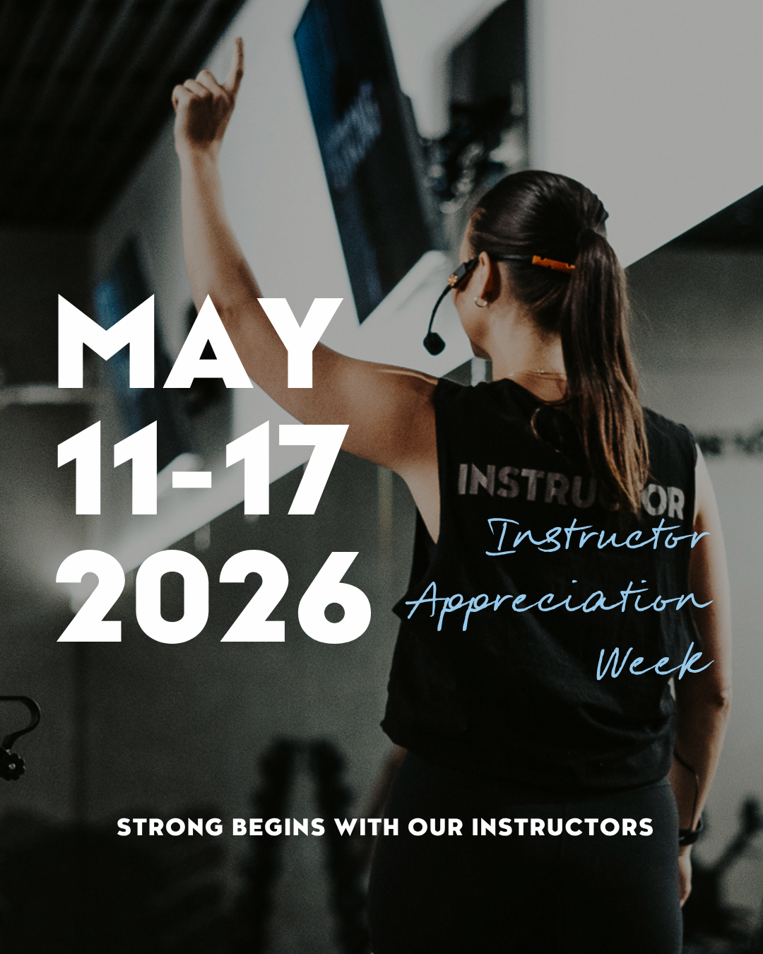 Instructor Appreciation Week (May 11-17(