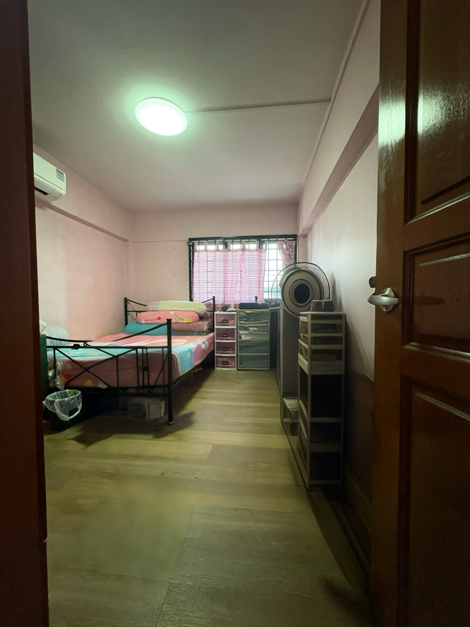 Bedroom after staging