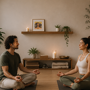Attraction on a shelf in a wellness studio