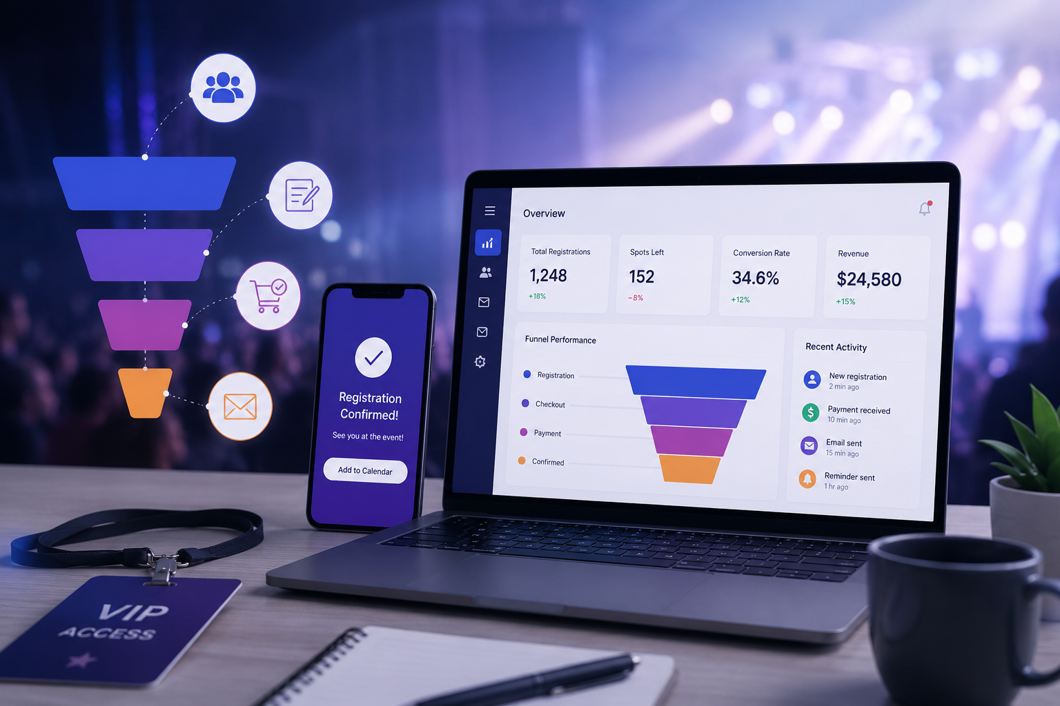 Event Funnel Tracker