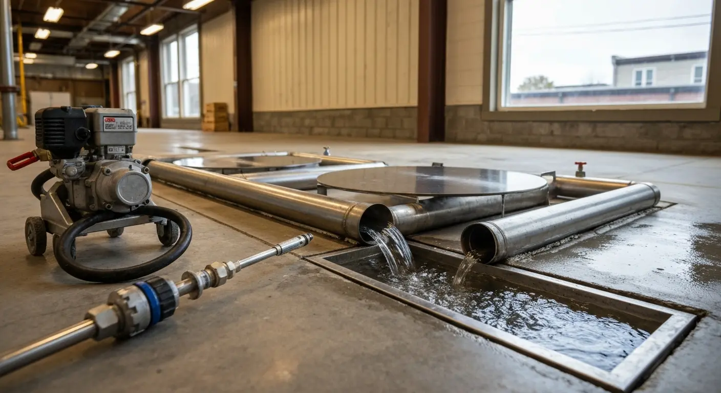Commercial drain maintenance
