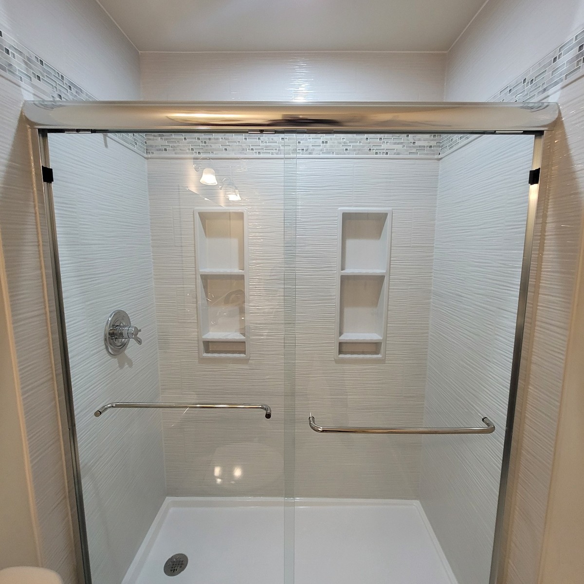 Before — old bathtub