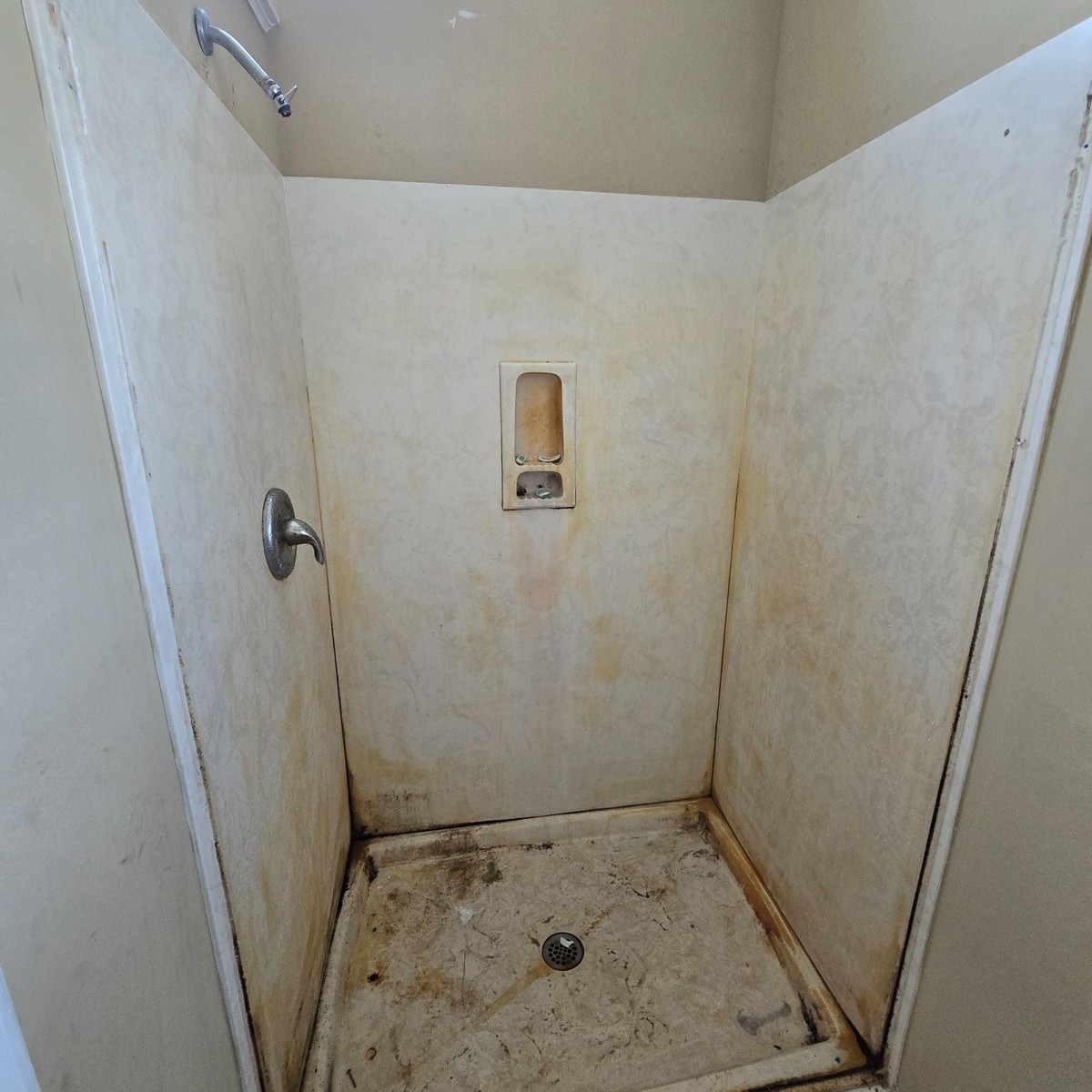 After — new walk-in shower
