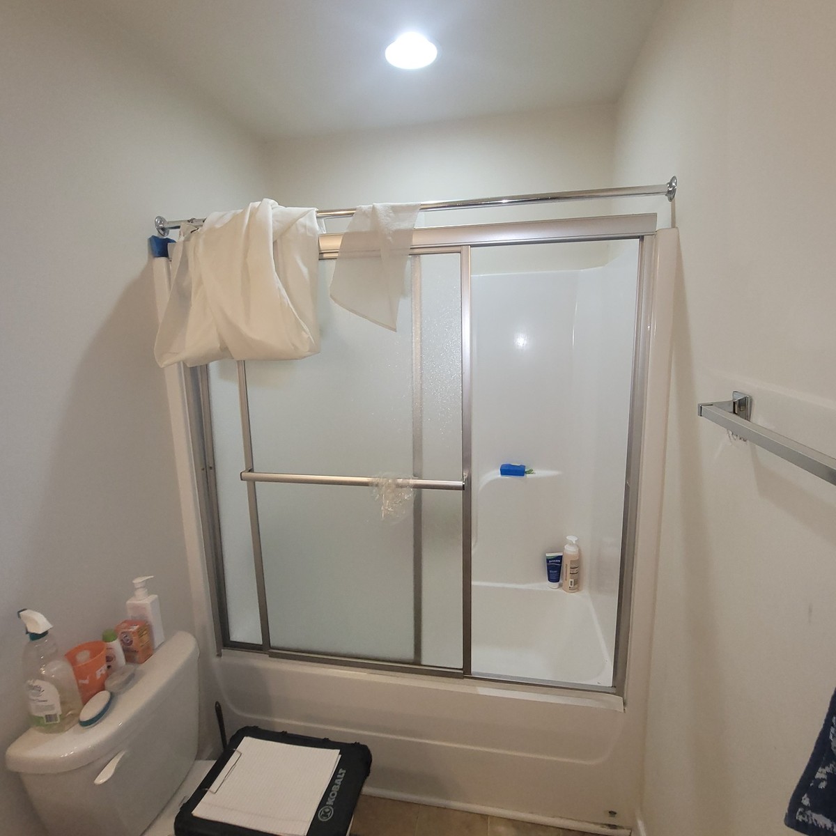 After — new walk-in shower