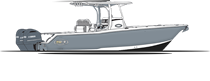 Dos Locos Logo - 30 foot center console fishing boat