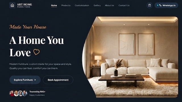 Art Home Furniture Website, Websites