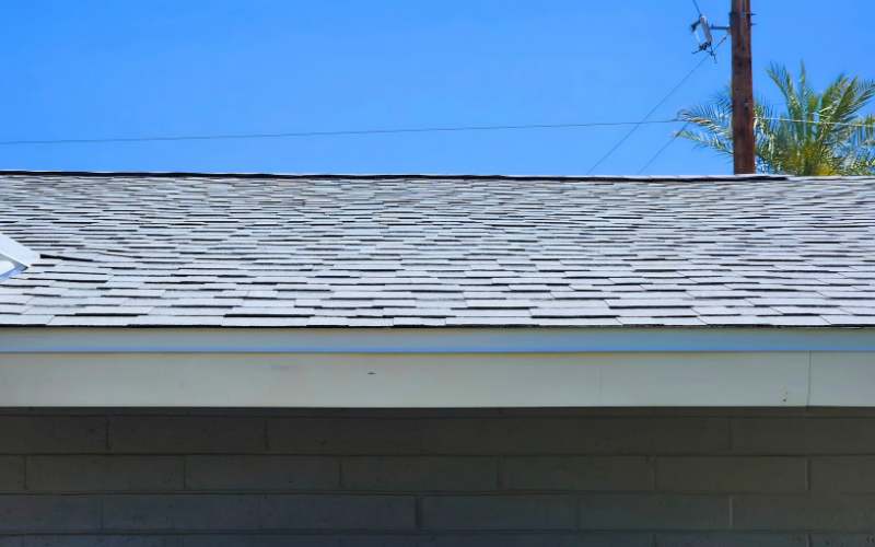 Asphalt shingle roof on East Valley home