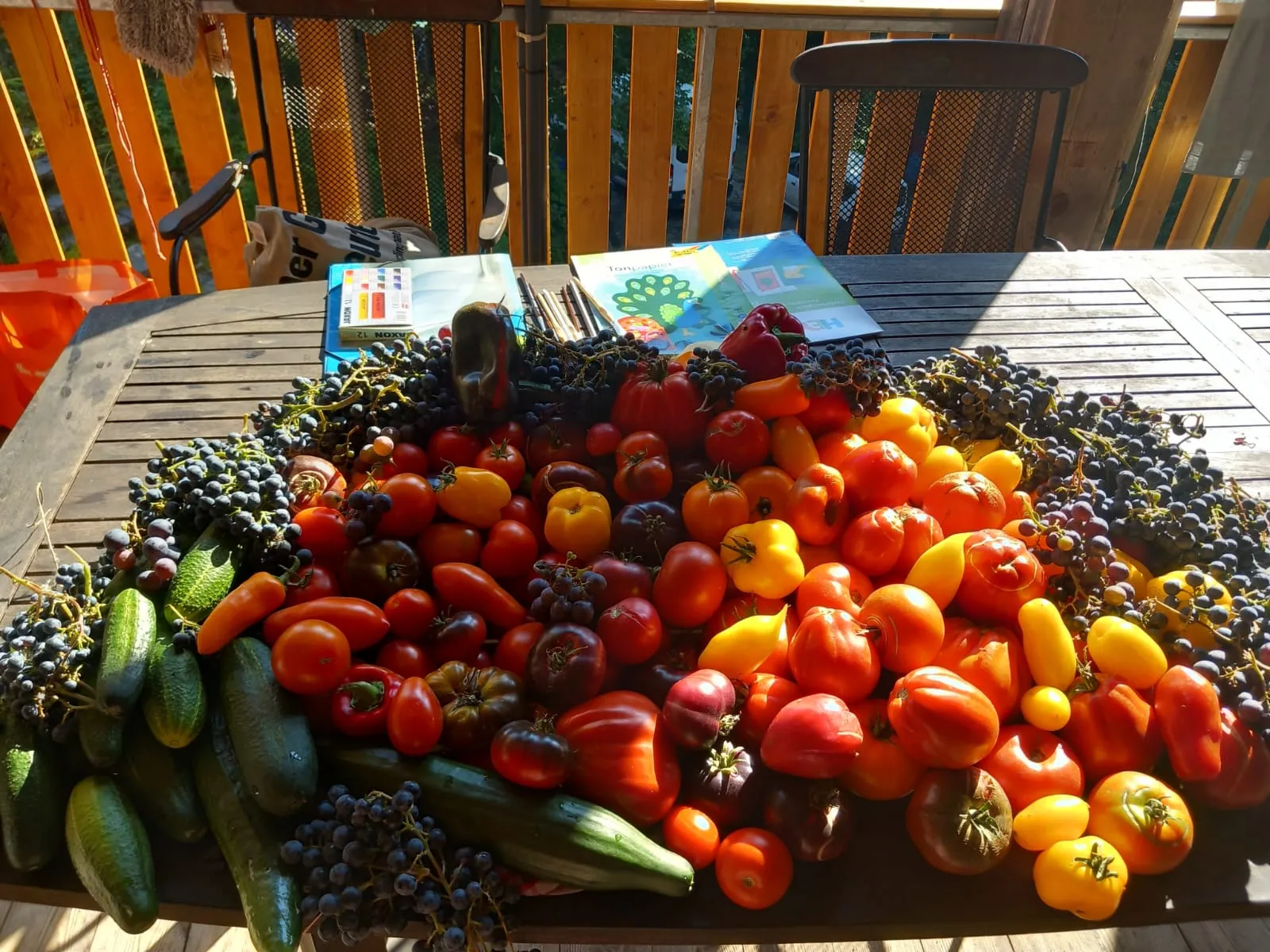 Ernte aus dem Permakulturgarten