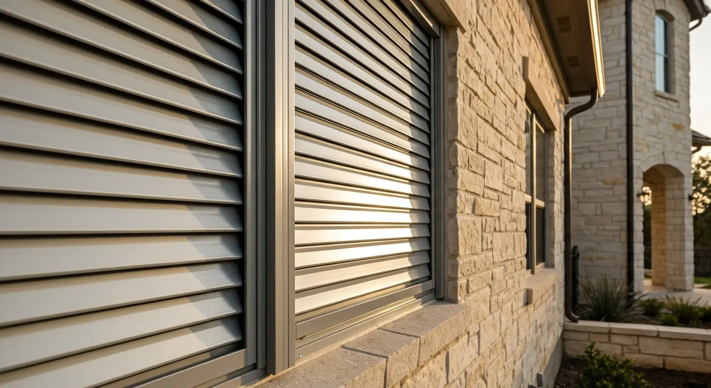 Rolling shutter installation on home window