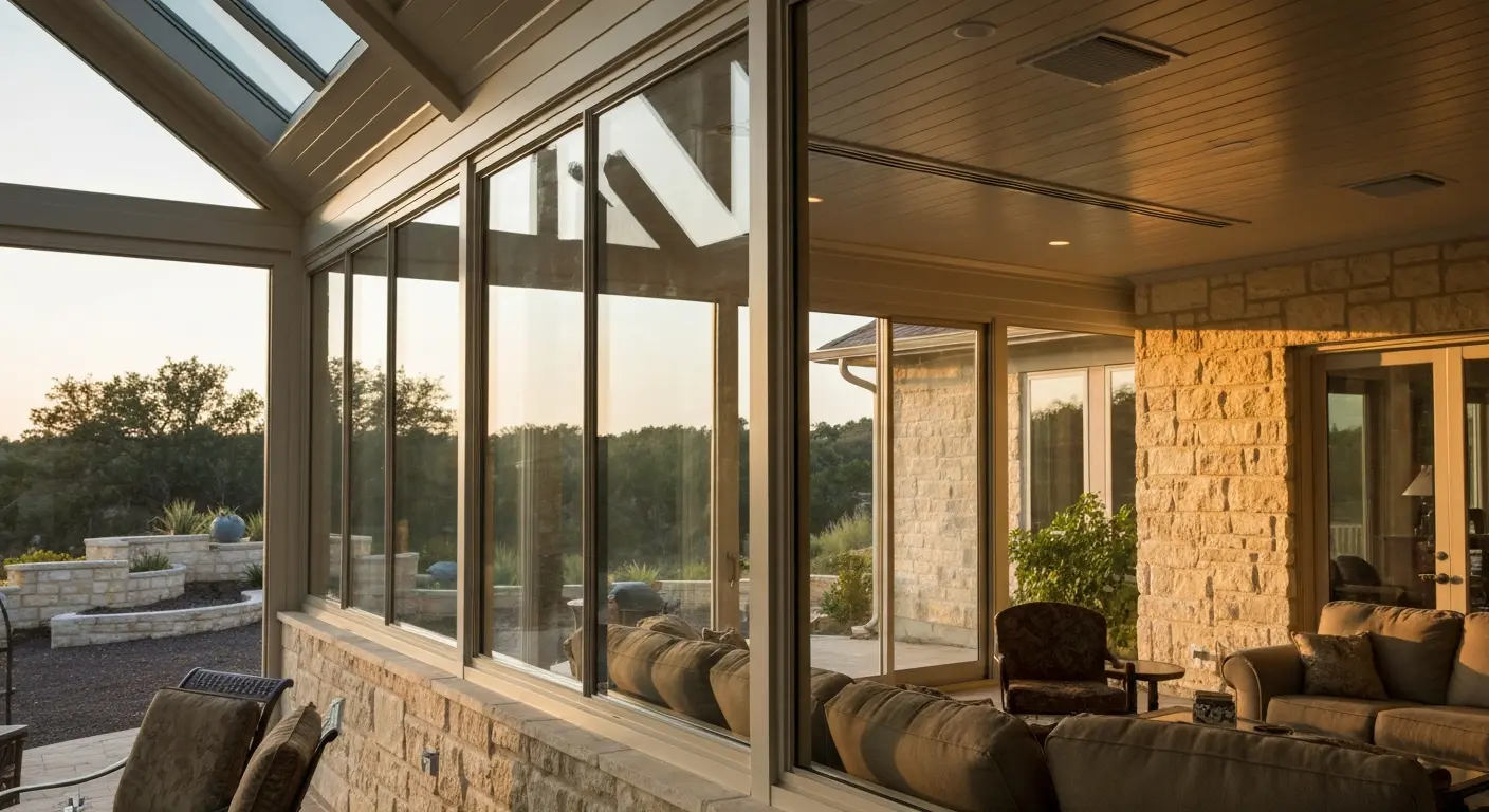 Sunroom installation in San Antonio