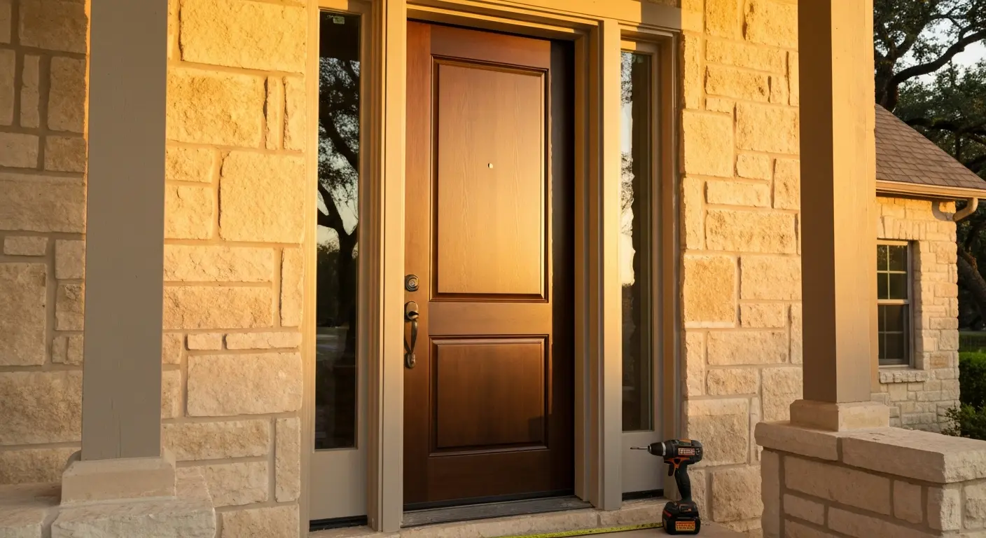 Professional door installation in San Antonio