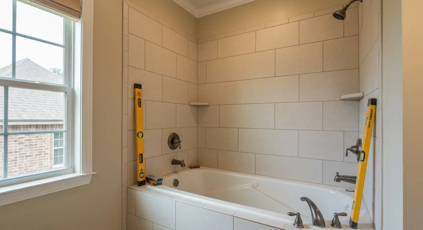 Shower and tub installation