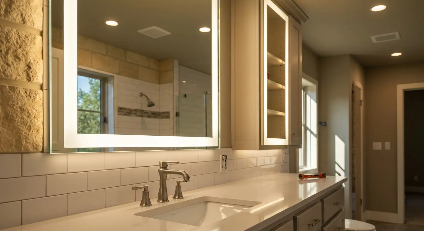 Bathroom fixtures installation