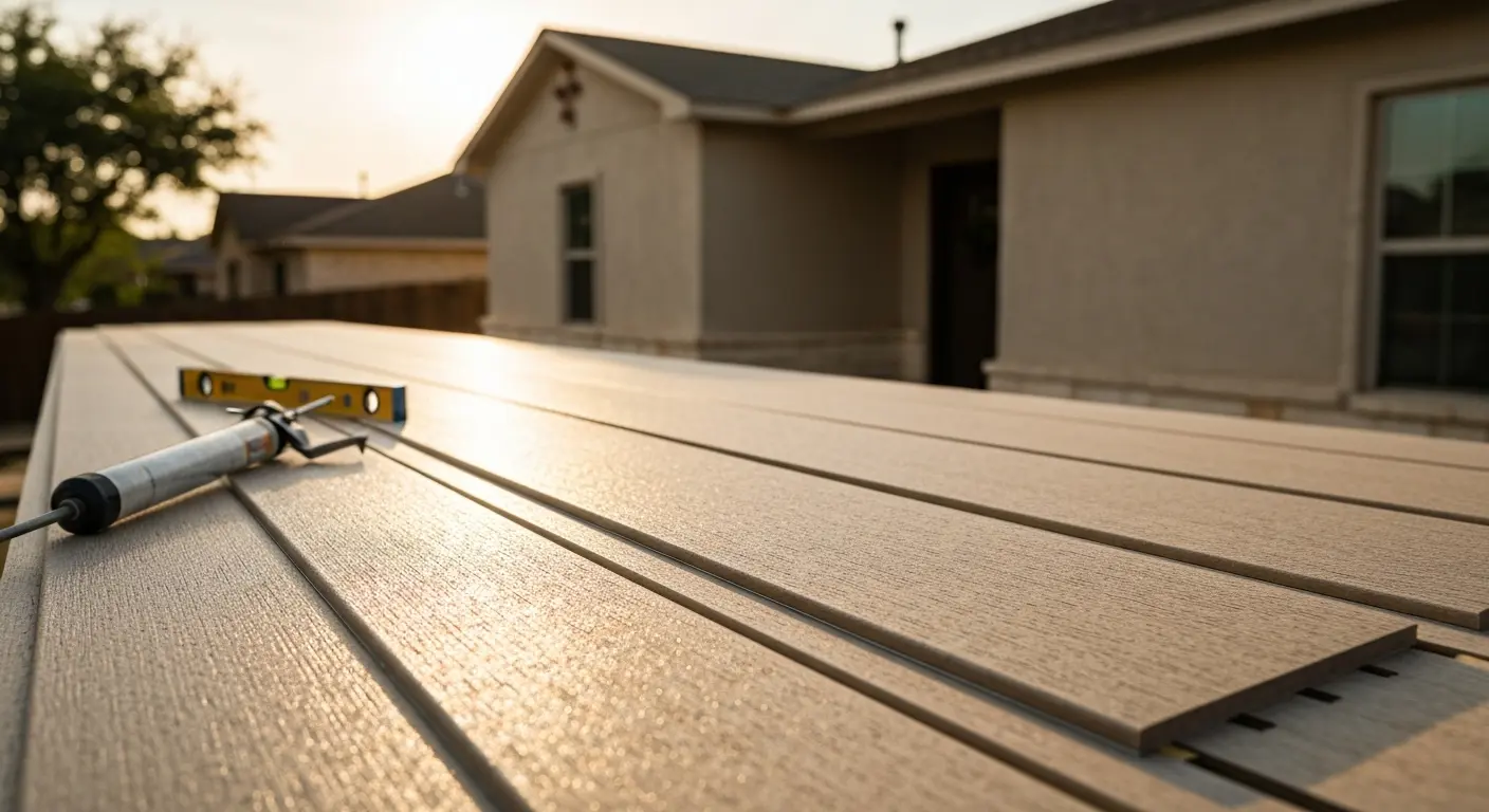 Fiber cement siding project