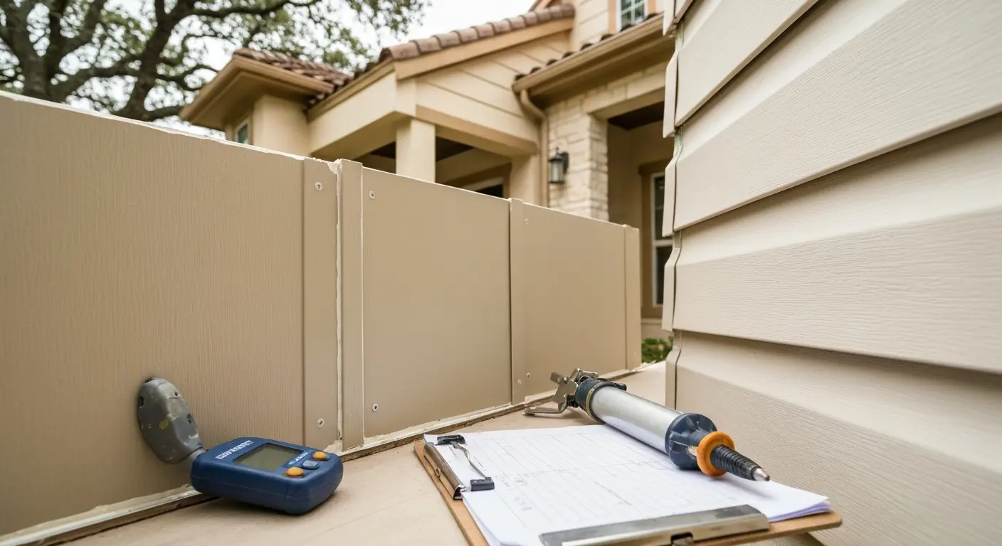 Siding damage assessment