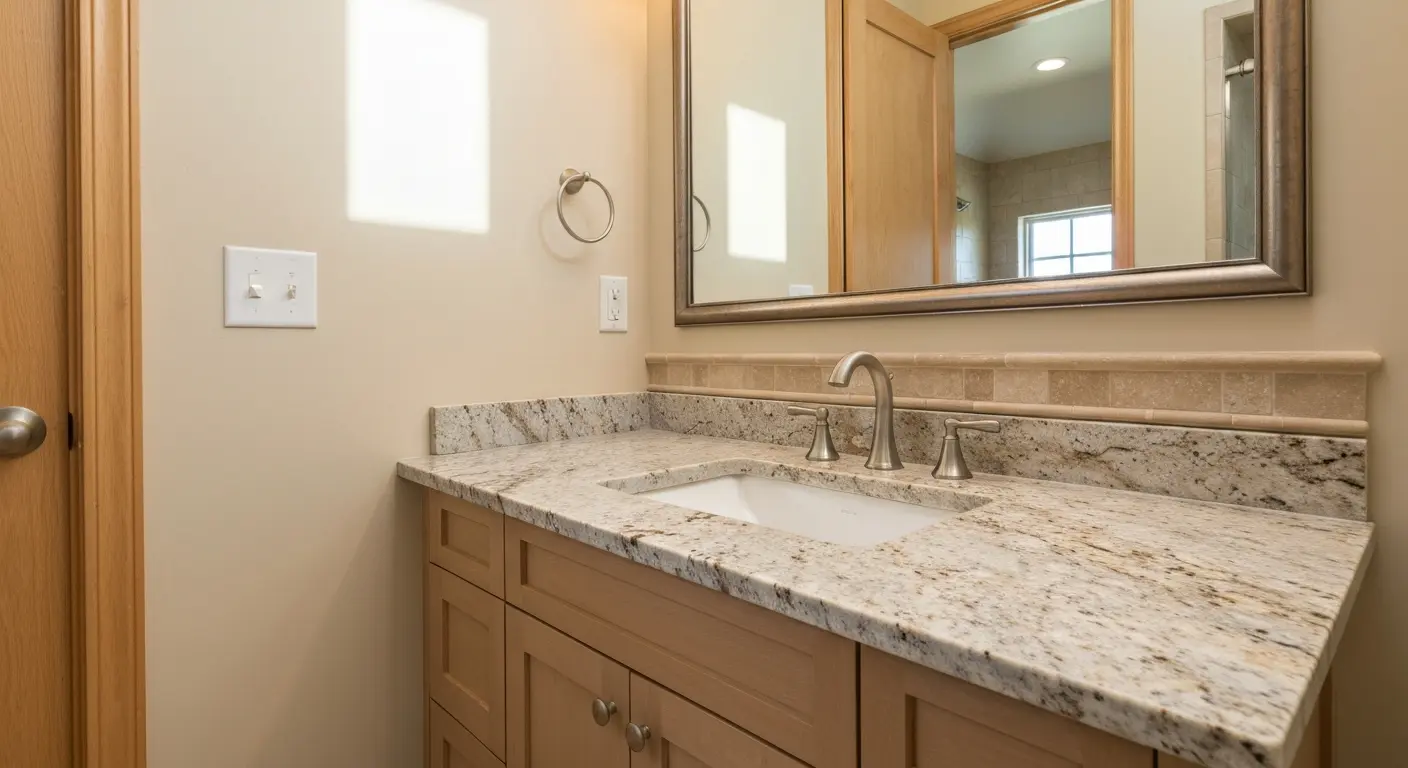 Bathroom vanity installation
