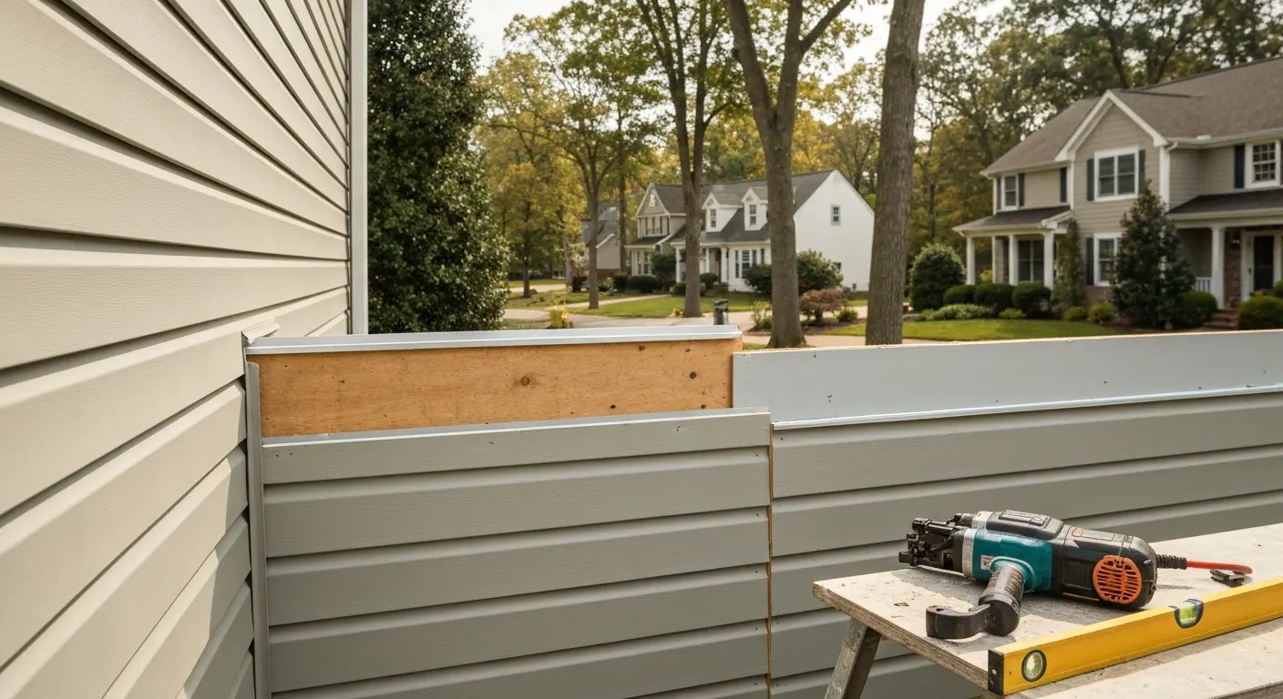 Fiber cement siding installation