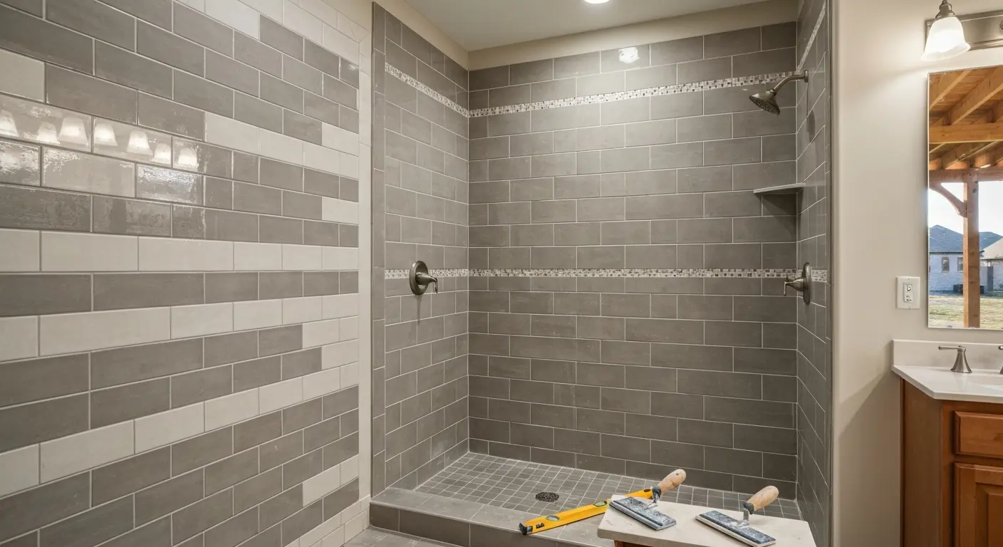 Shower and tub installation