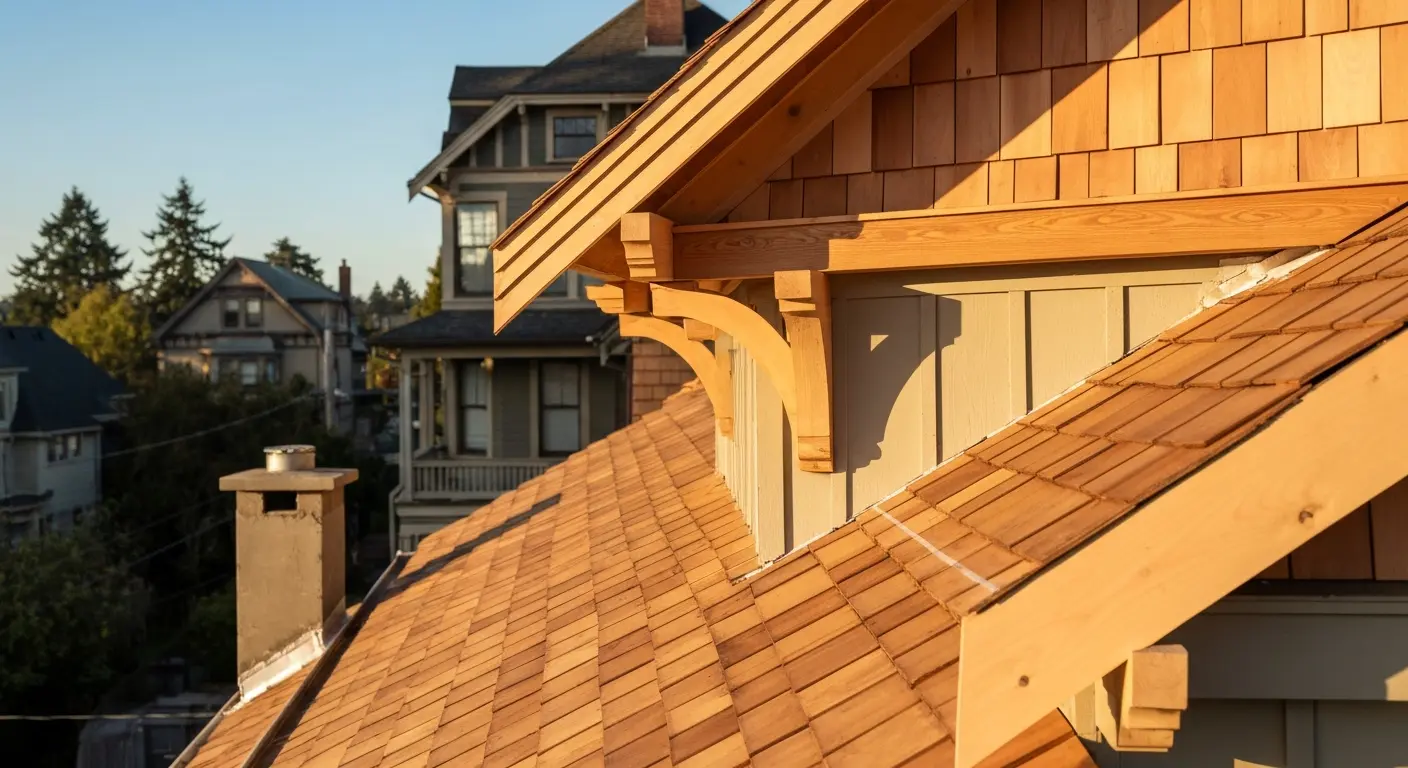Historic Craftsman home roof