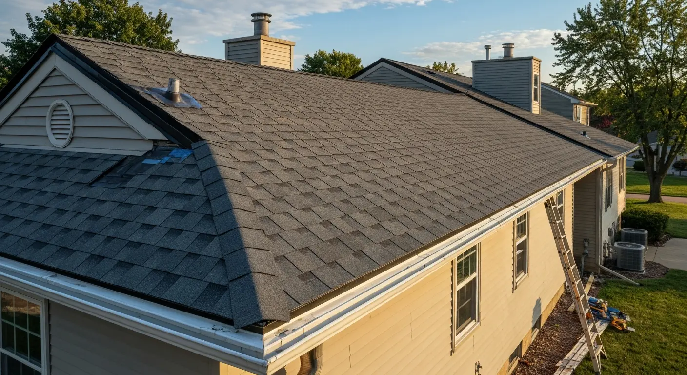 Complete roof replacement on Lakewood home