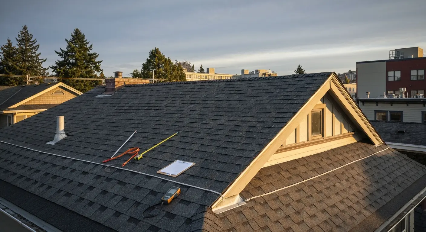 Roof inspection in Ballard