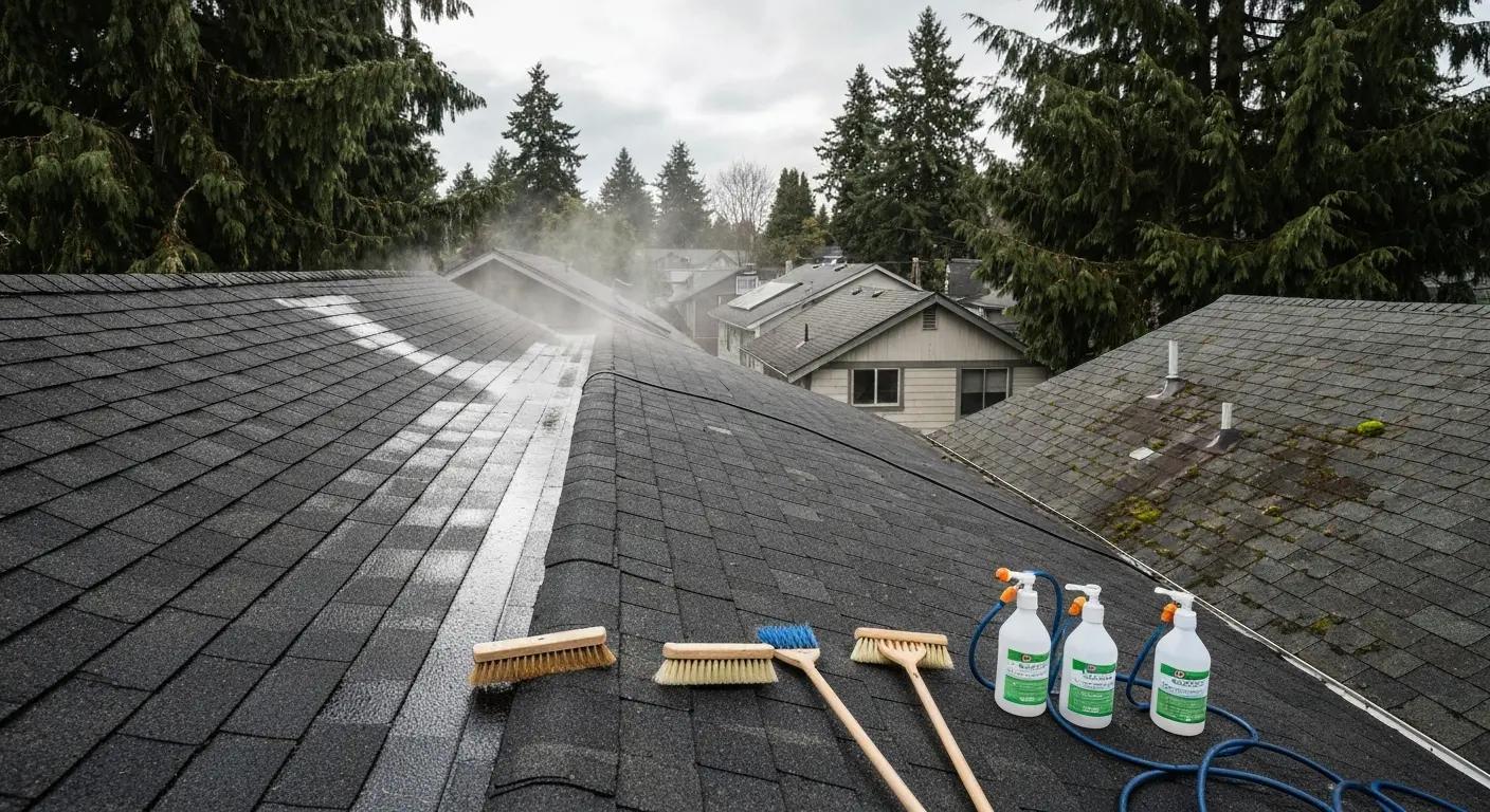 Moss removal service