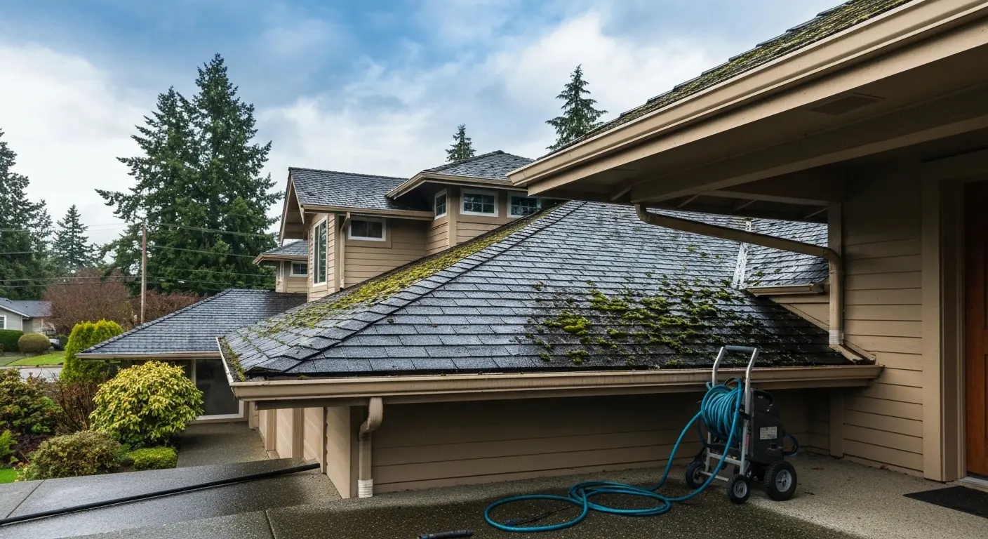 Roof inspection and cleaning Federal Way