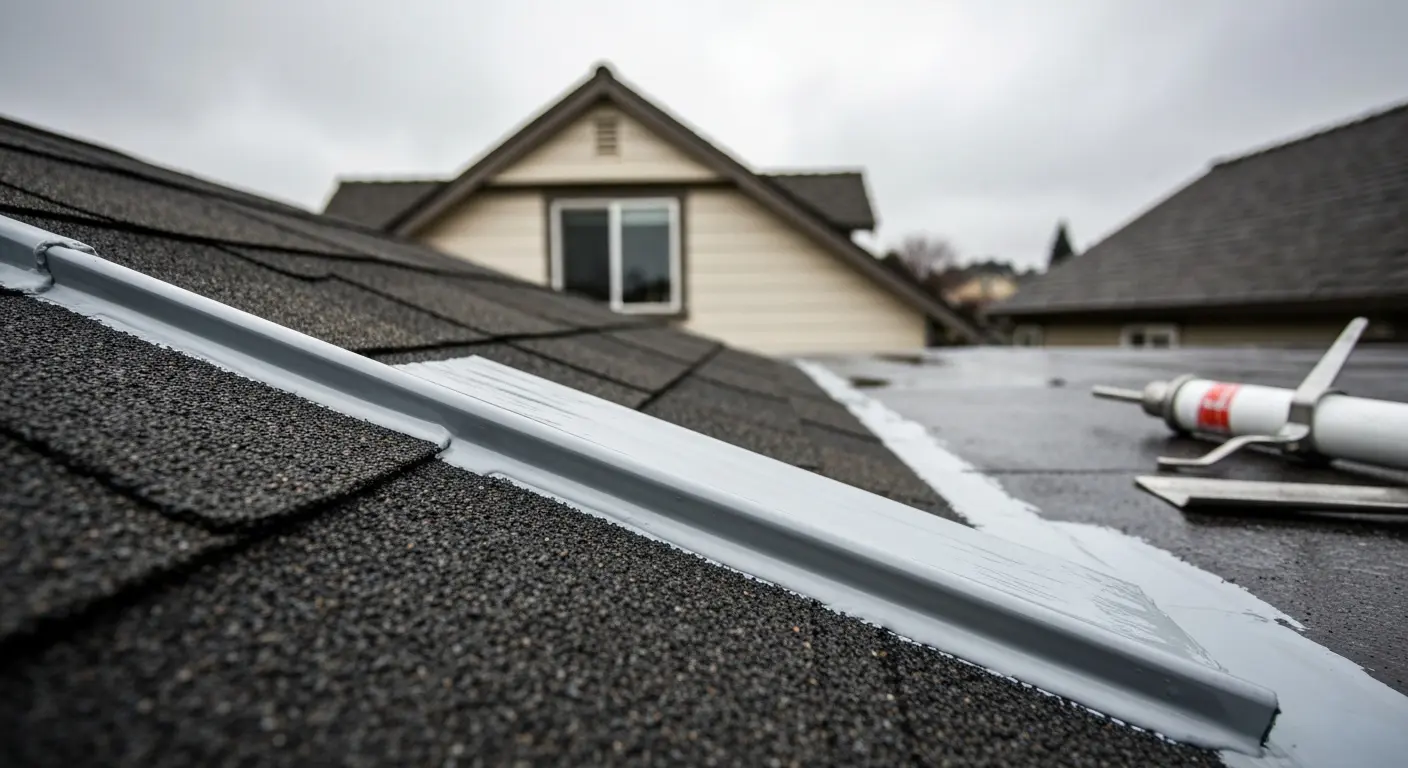 Roof sealant work