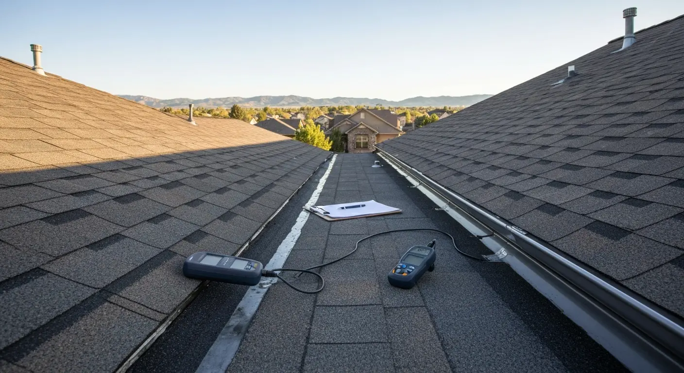Professional roof inspection in Lakewood