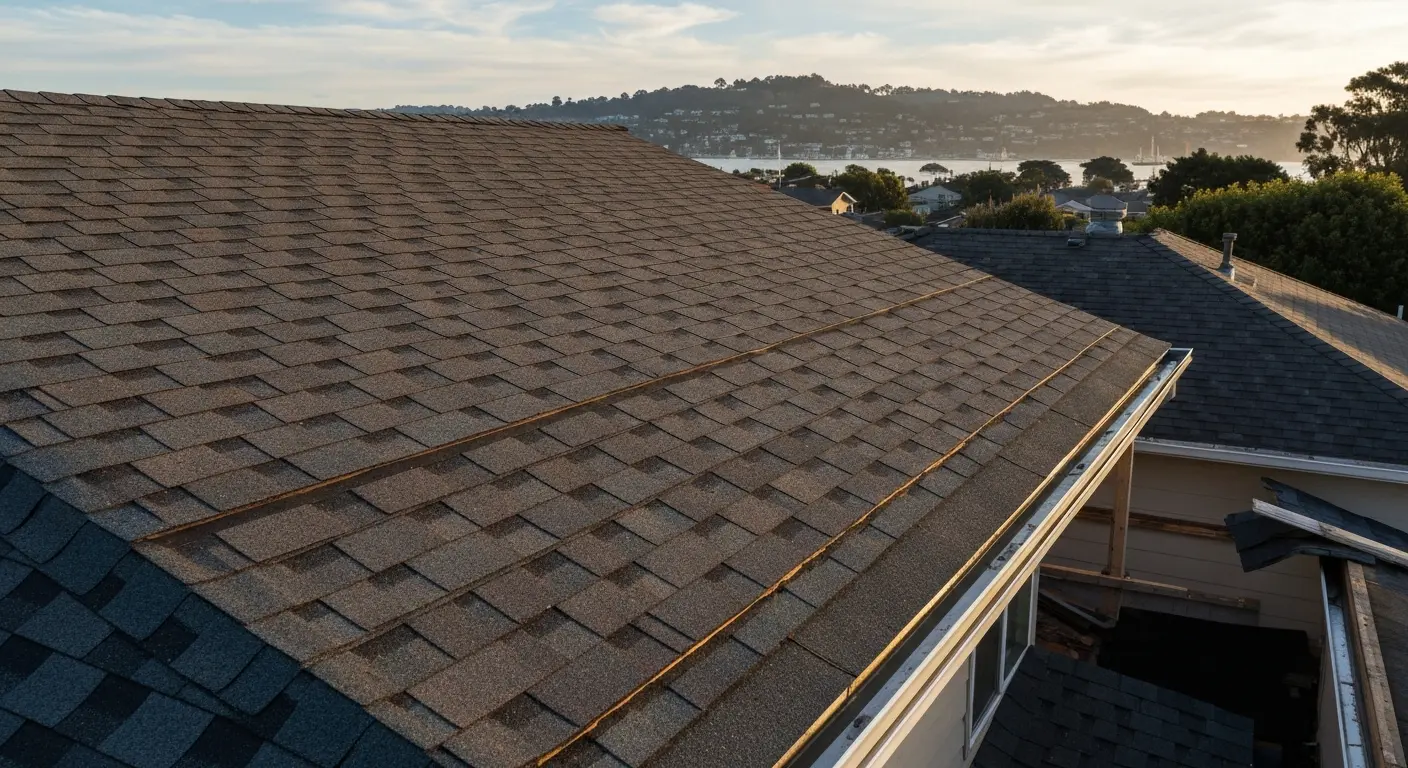 Roof replacement installation
