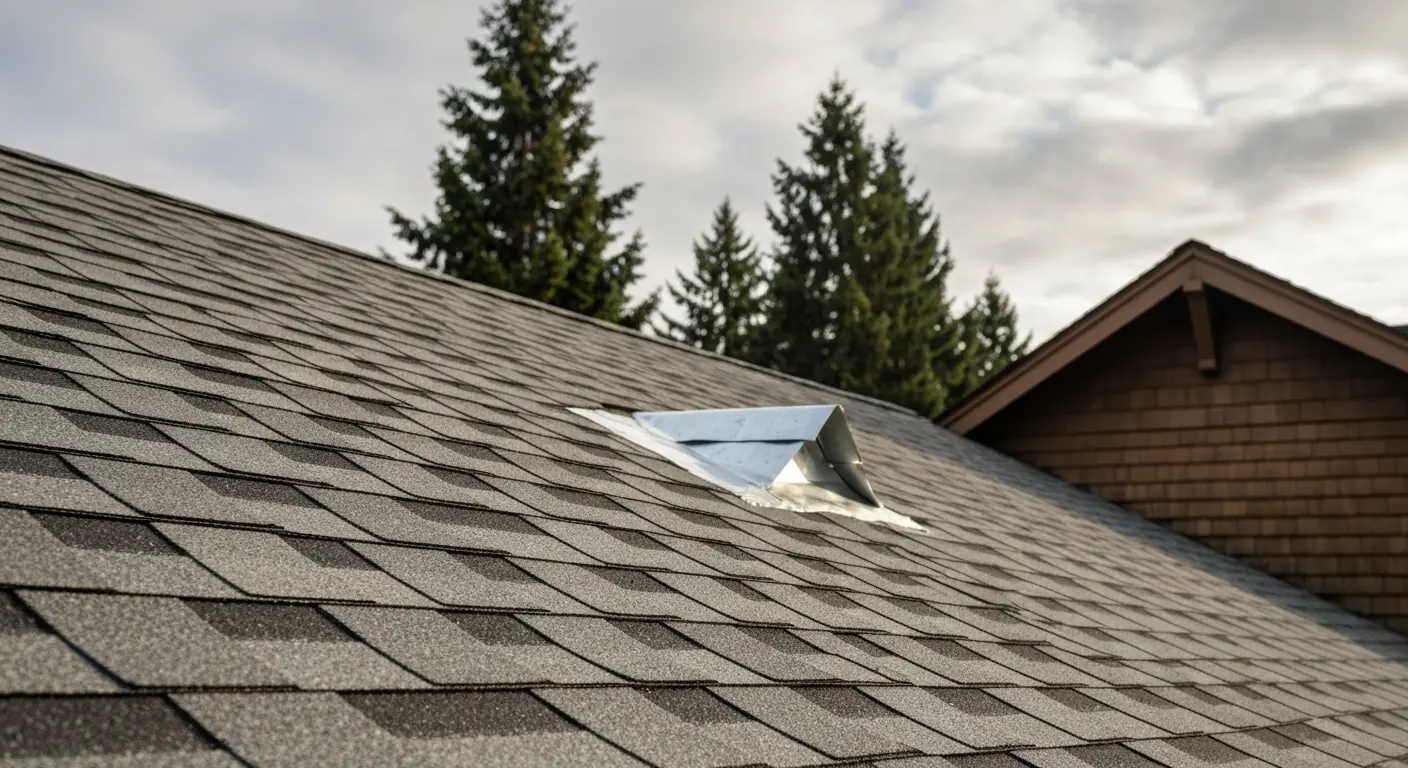 Roof repair work