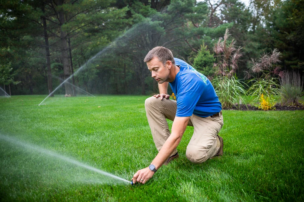 inspect irrigation system