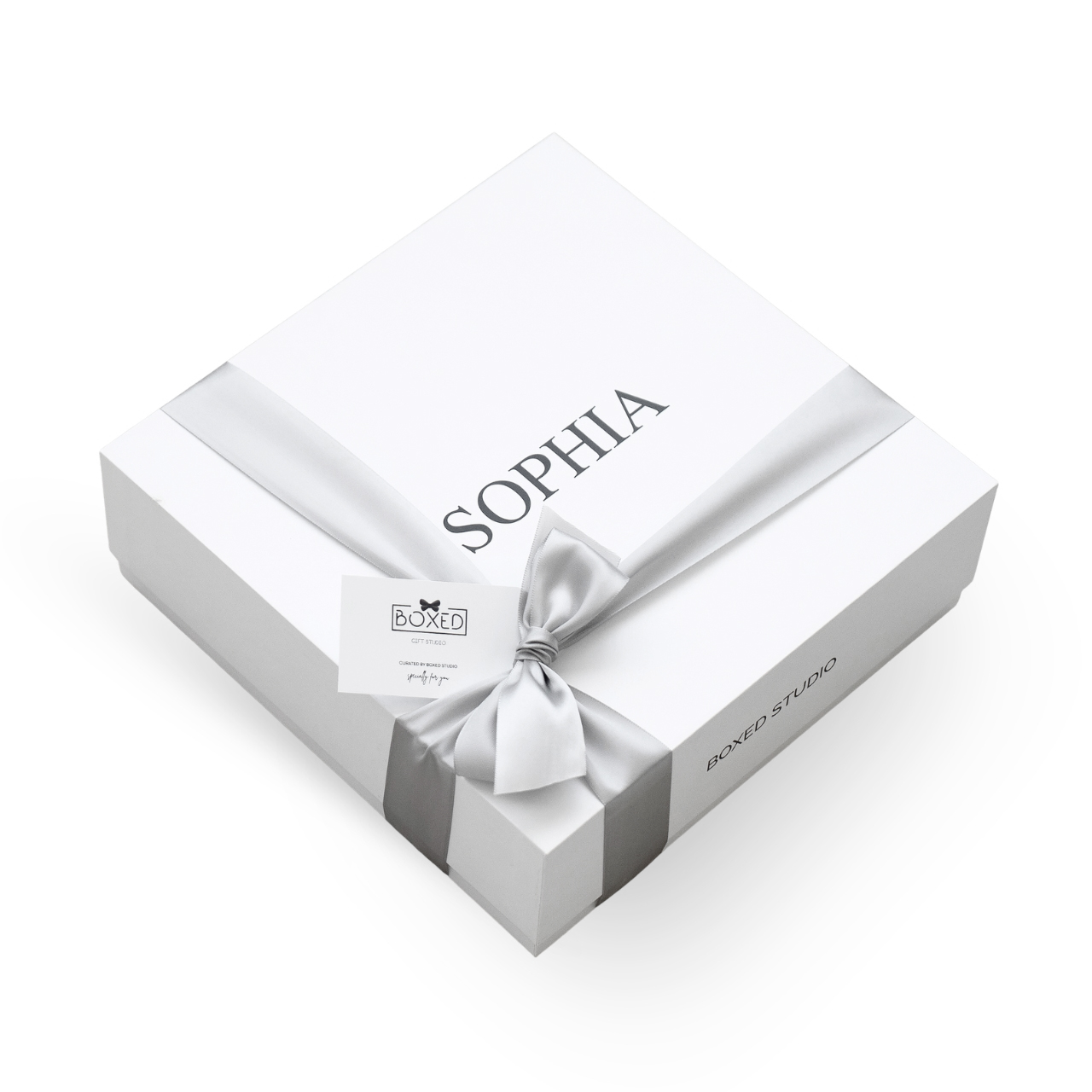 White Box | Grey Ribbon