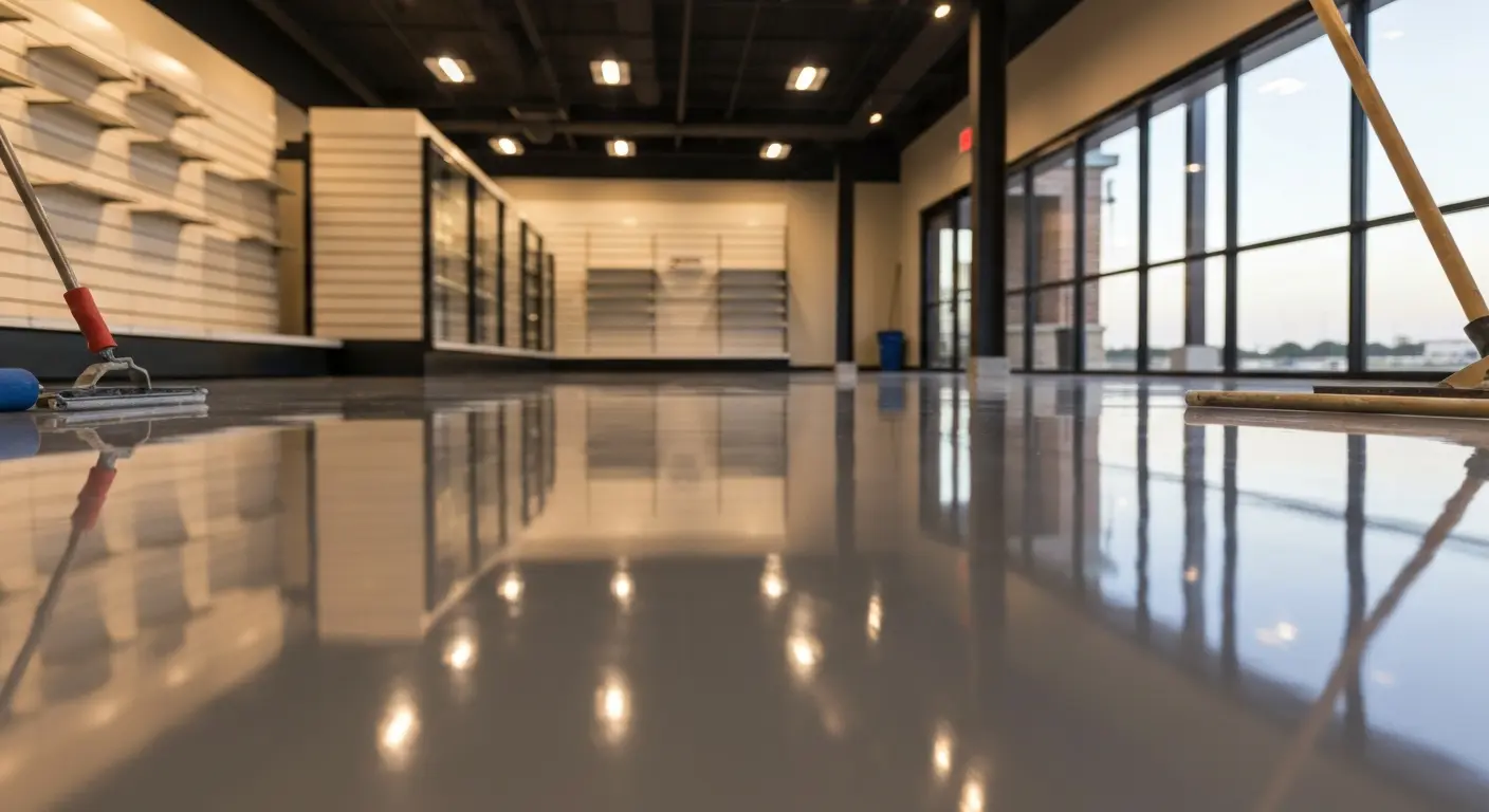 Commercial epoxy flooring