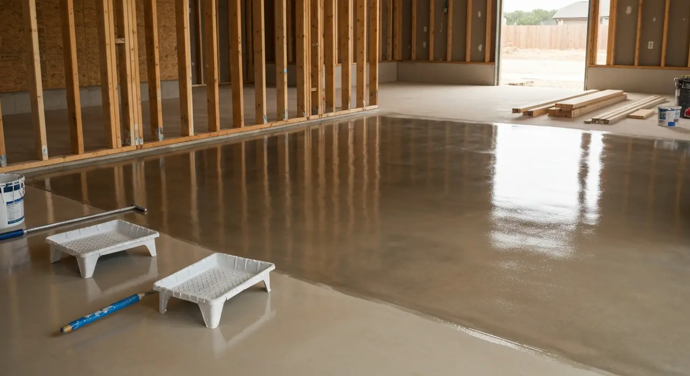 Polyespartic concrete coating