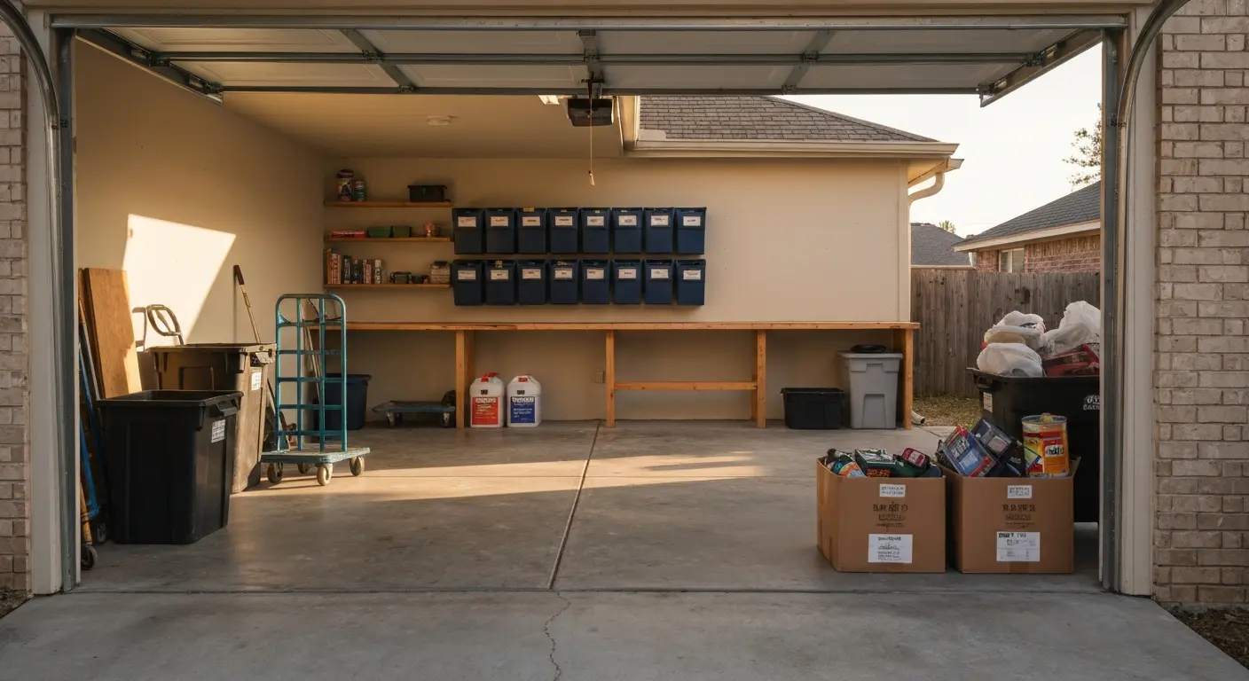 Specialty disposal and removal services for garage items