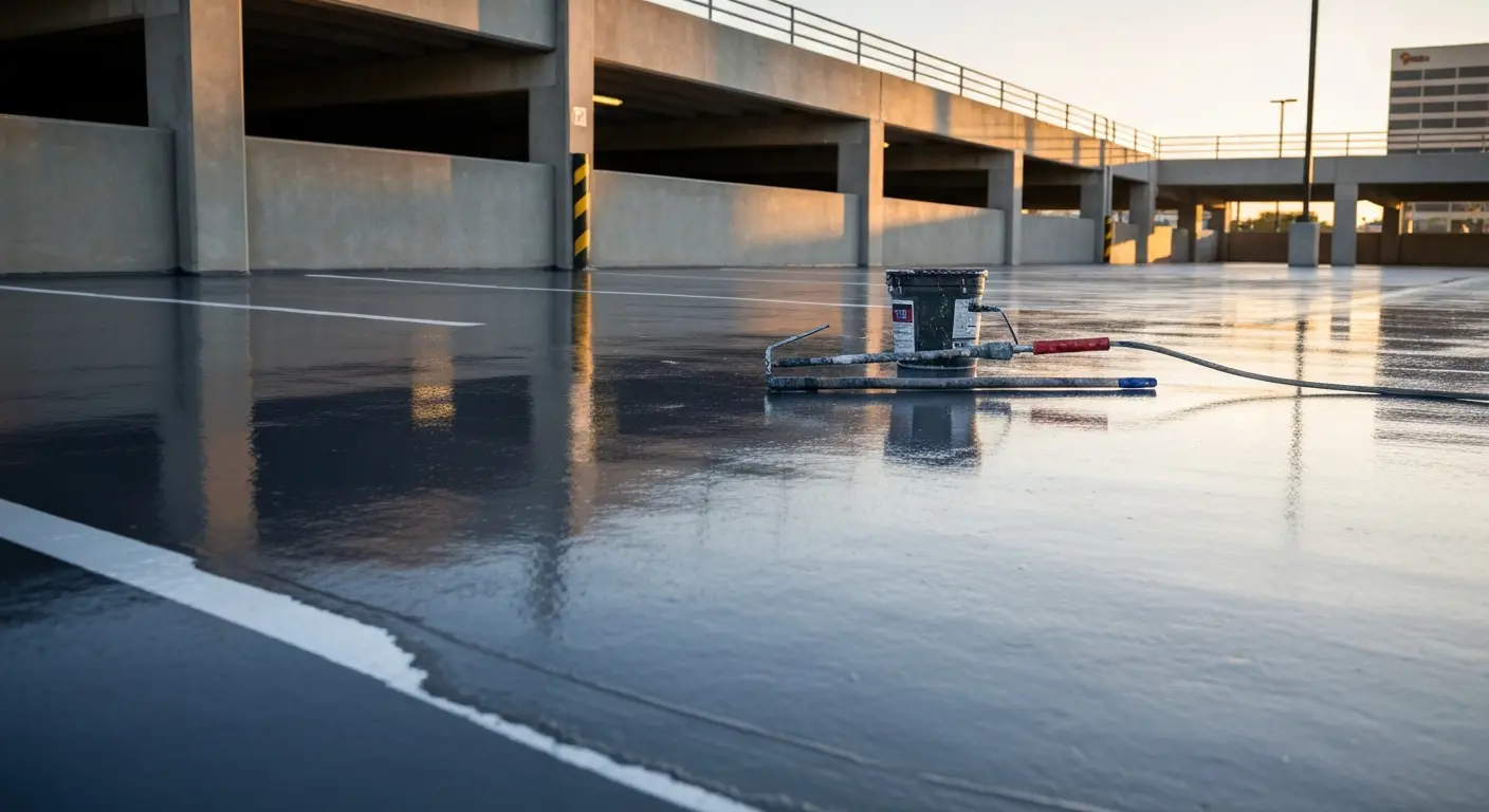 Parking deck coating