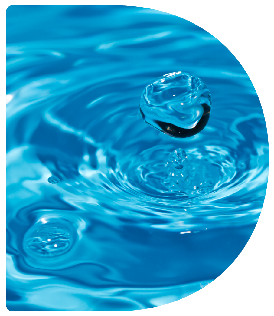 The Danolyte D mark with a water ripple