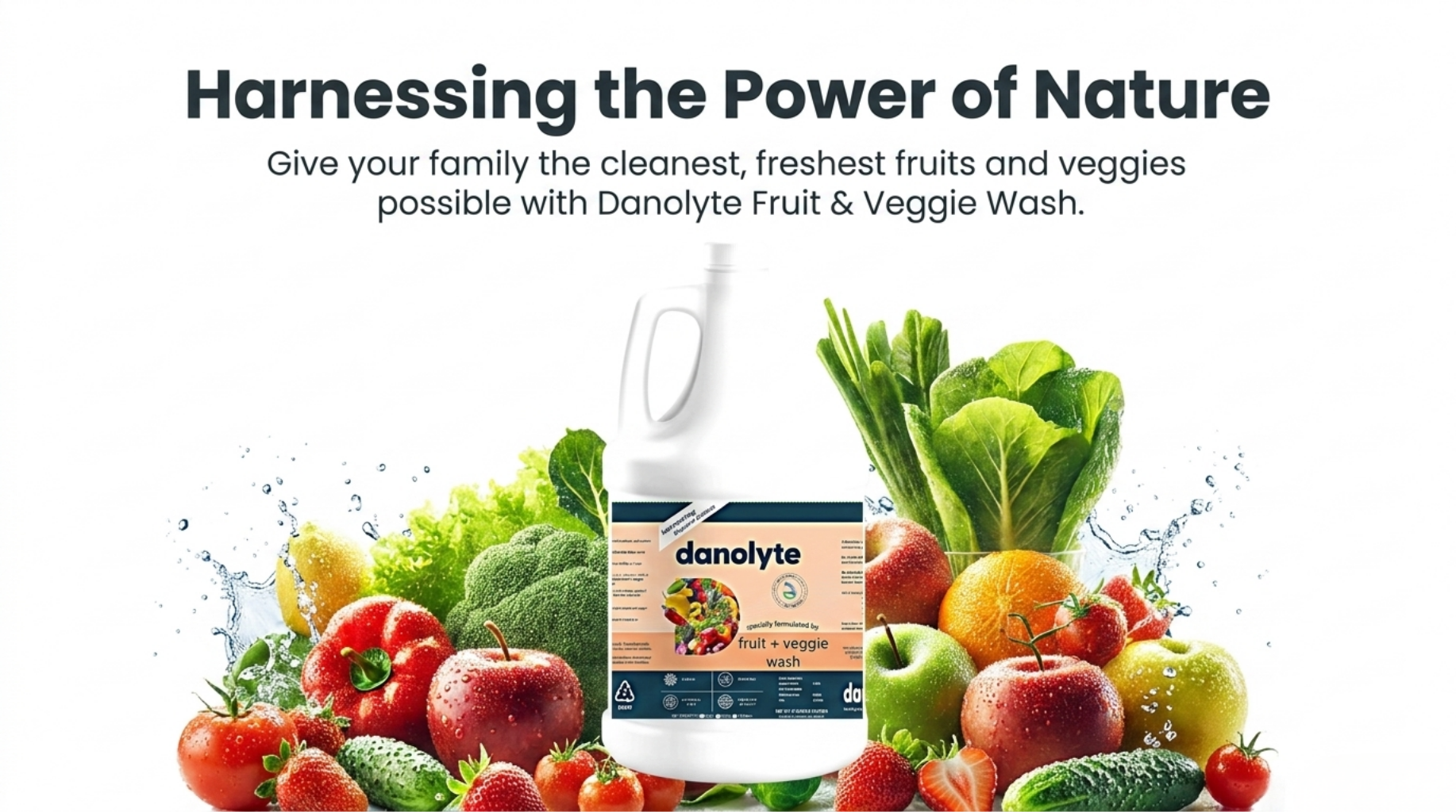 Danolyte Fruit + Veggie Wash 