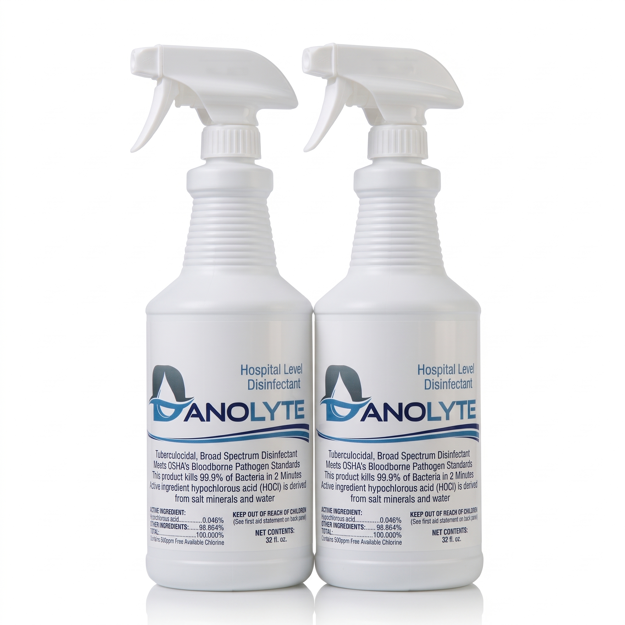 Danolyte Disinfectant quart spray bottles