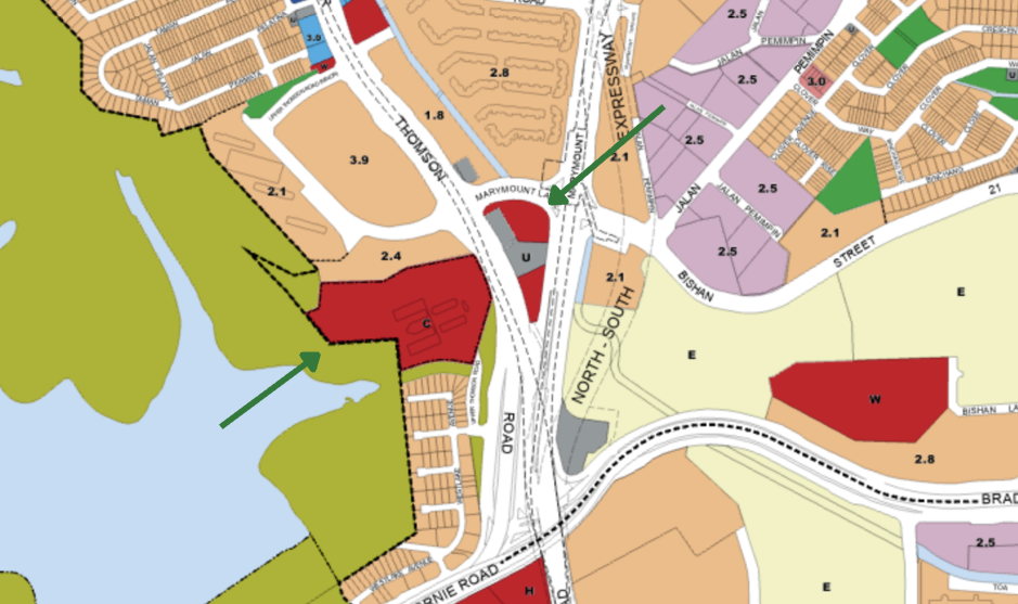 upper thomson area map